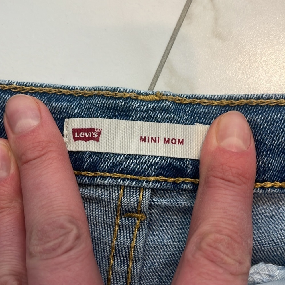 Levi’s youth Blue Denim Shorts - Picture 6 of 8
